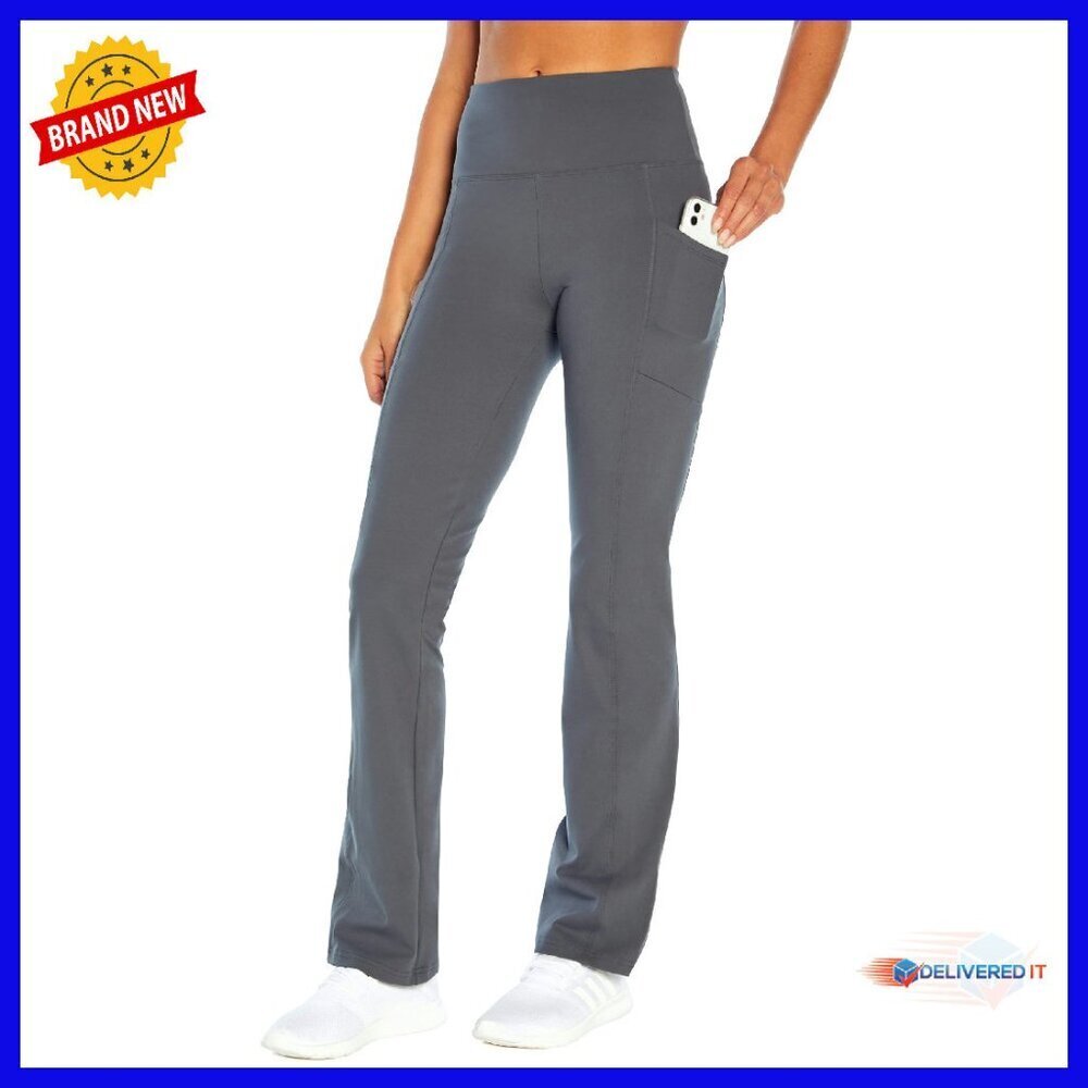 Tummy Control Bootleg Yoga Pants High-Rise 32" Inseam